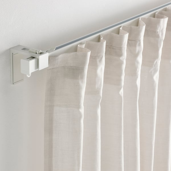 VIDGA single track rail, included ceiling fittings/white, 140 cm