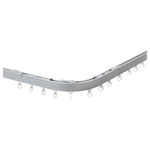 VIDGA room divider for corner, silver-colour