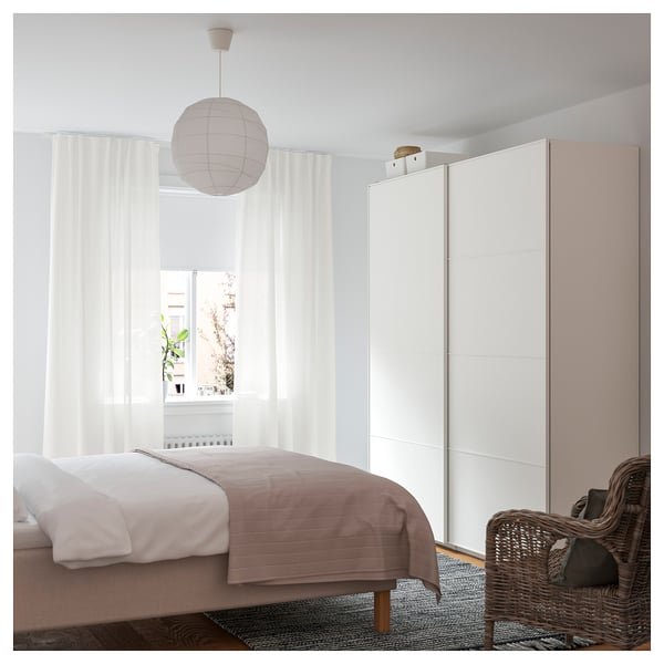 VIDGA Single Curtain Binary Set - Silver Color ,