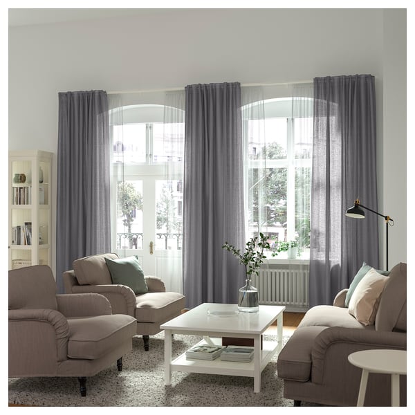 VIDGA Wall set with 2 rails - silver color ,