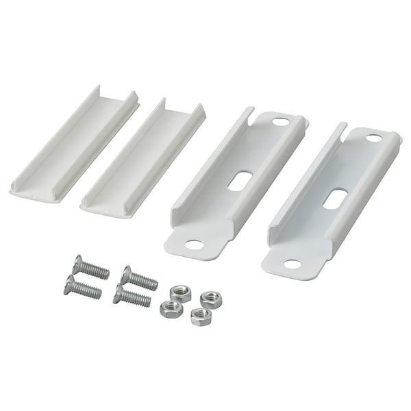VIDGA ceiling bracket for 2 curtain rails, white