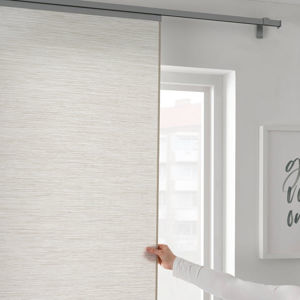 VIDGA panel curtain holder, silver-colour, 60 cm
