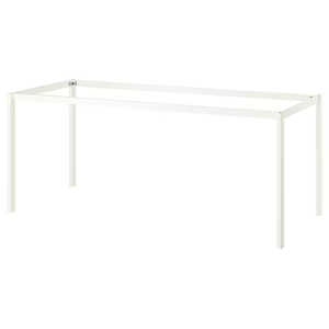VIHALS underframe, white, 180x74x73 cm
