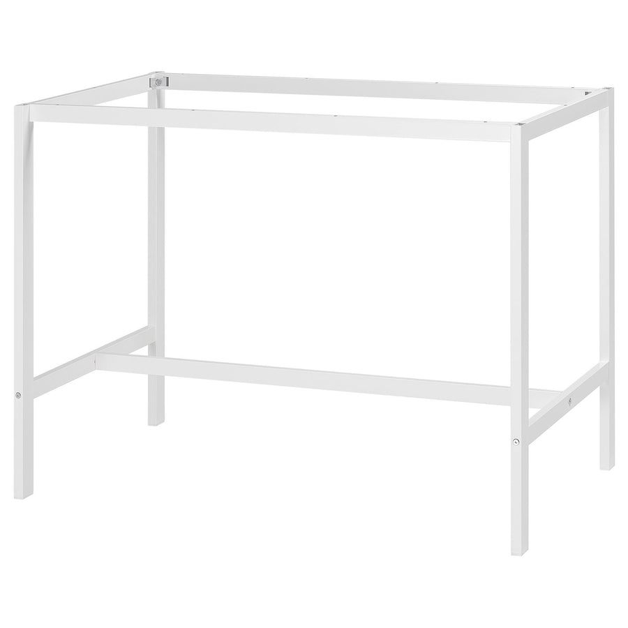 VIHALS underframe, white, 125x74x90 cm