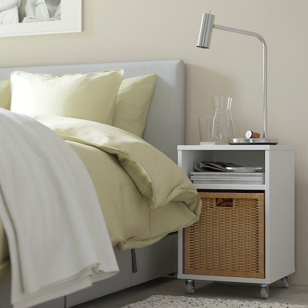 Ikea VIHALS - Bedside table, white, 37x37 cm
