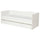 VIHALS - Sofa bed/container/1mattress, white/Åfjäll rigid,80x200 cm
