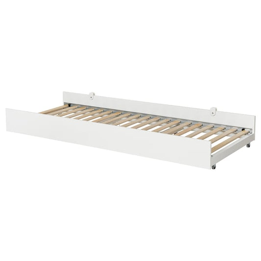 VIHALS - Pull-out bed, white,80x200 cm