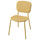 VIHALS chair, yellow/Tibbleby yellow, 49x81x55 cm