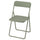 VIHALS - VIHALS Folding chair, green