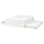 VIHALS bed frame, 2 stor box/1 trundle bed, white/Lindbåden, 200x160 cm