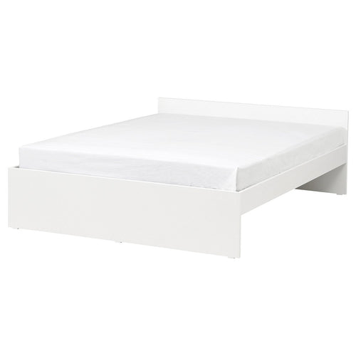 VIHALS bed frame, white/Lillhällan, 206x146 cm