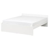 VIHALS bed frame, white/Lindbåden, 140x200 cm