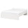 VIHALS - Bed frame, white,140x200 cm