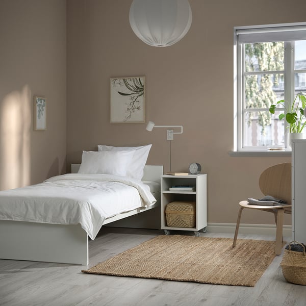 VIHALS - Bed frame, white,90x200 cm