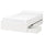 VIHALS - Bed frame with 2 containers, white/Luröy,140x200 cm