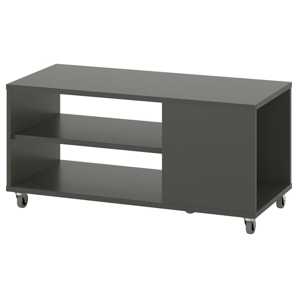 VIHALS coffee table, dark grey, 91x37 cm