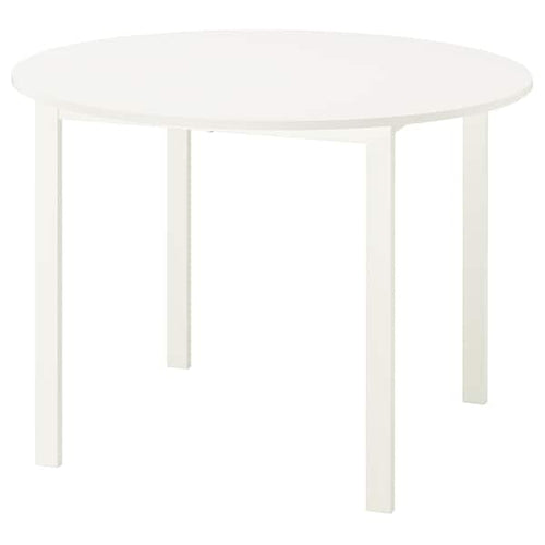 VIHALS table, white/white, 107 cm