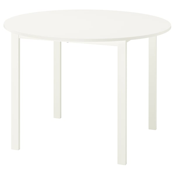 VIHALS - VIHALS Table, white/white, 107 cm