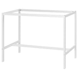 VIHALS underframe, white, 125x74x90 cm