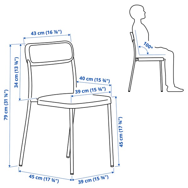 VIHALS / VIHALS - VIHALS / VIHALS Table and 2 chairs, white white/white, 74x74 cm