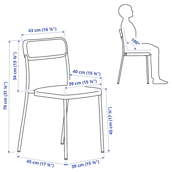 VIHALS / VIHALS table and 6 chairs, white/white, 120/180x74 cm