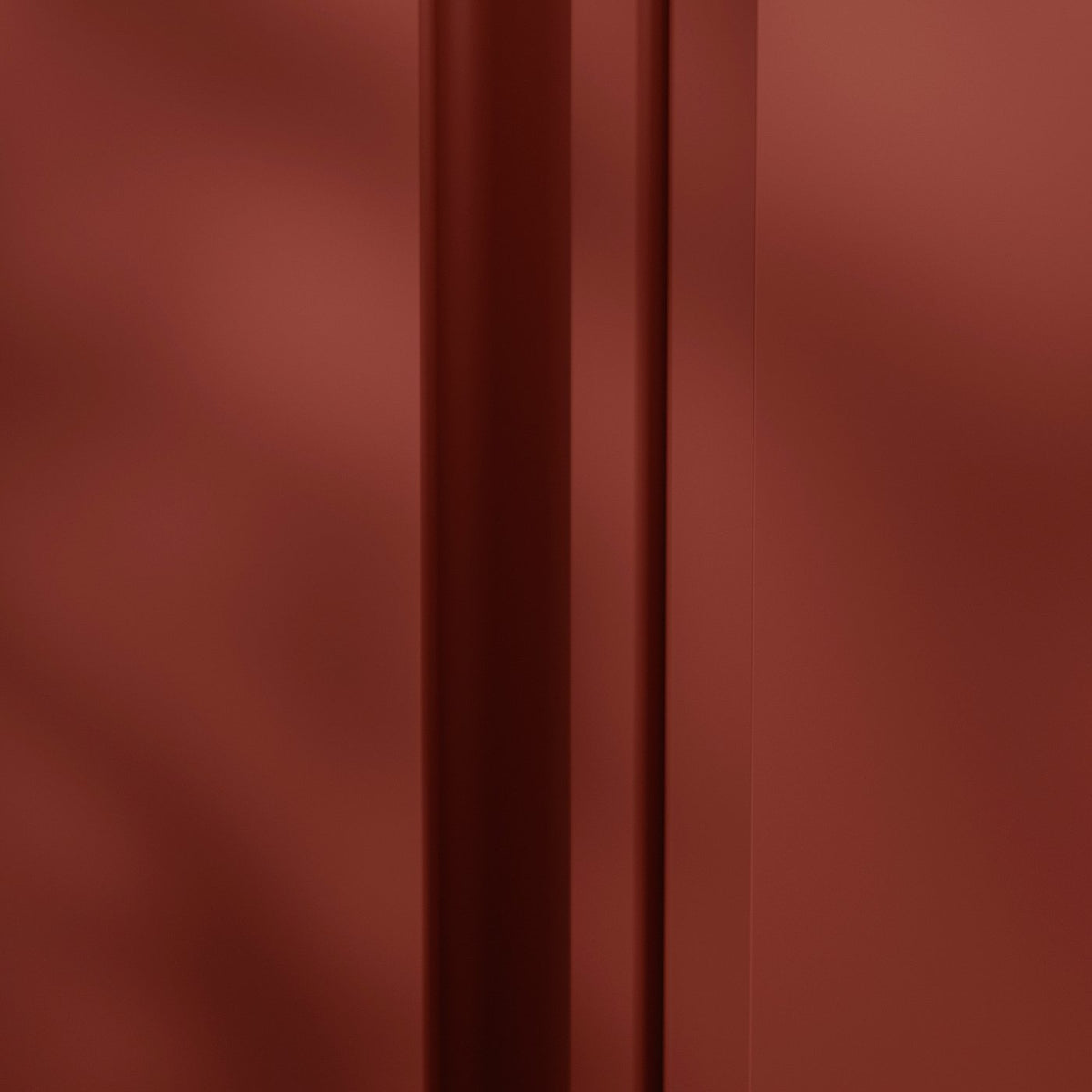 VIKANES door, red-brown, 50x229 cm