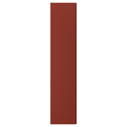 VIKANES door, red-brown, 50x229 cm