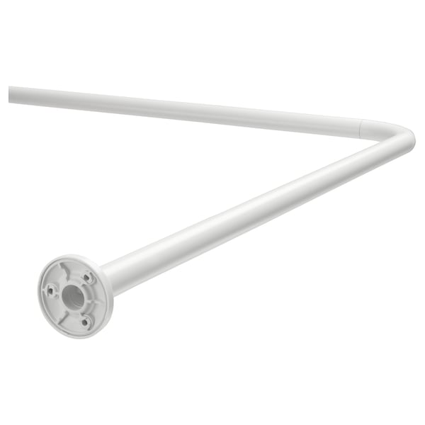 VIKARN shower curtain rod, white