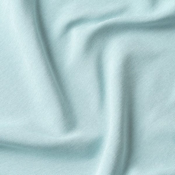 Ikea VILBORG Semi-dark curtains, 1 pair - white/turquoise 145x300 cm , 145x300 cm