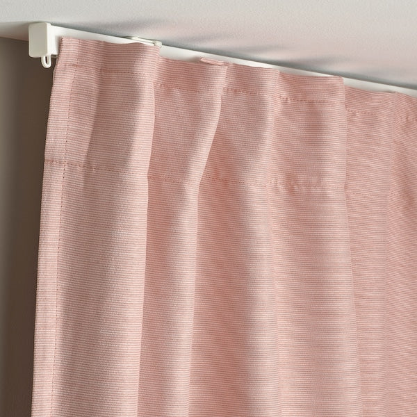 VILBORG - semi-darkening curtain, 2 sheets, pink,145x300 cm