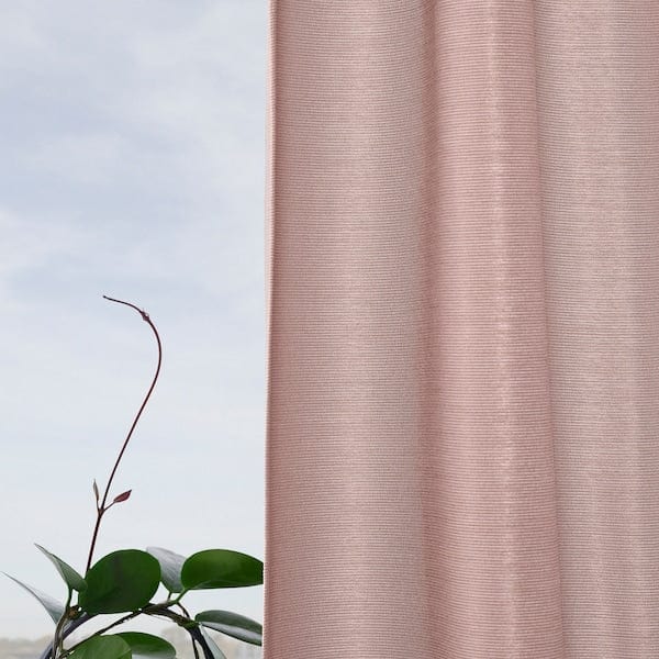Ikea VILBORG - semi-darkening curtain, 2 sheets, pink,145x300 cm
