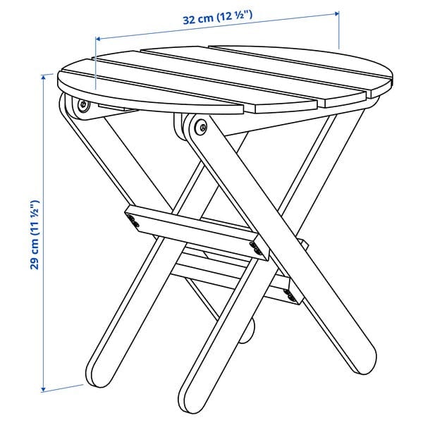 Ikea VILDAPEL Plant stand bamboo 29 cm , 29 cm