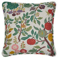 VILDPERSILJA cushion cover, white multicolour/floral pattern, 50x50 cm