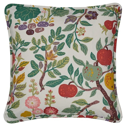 Ikea VILDPERSILJA - Cushion cover, white multicolour/floral pattern, 50x50 cm