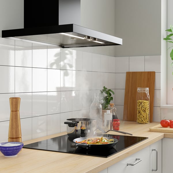 VILSTA induction hob, IKEA 300 black, 59 cm