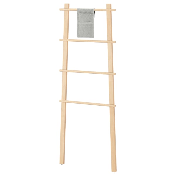 VILTO towel stand, birch, 57x150 cm