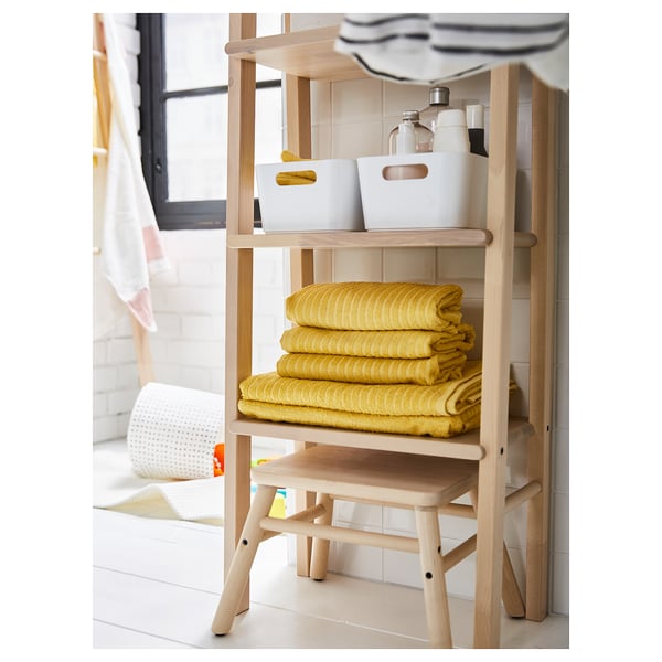 VILTO shelving unit, birch, 46x150 cm