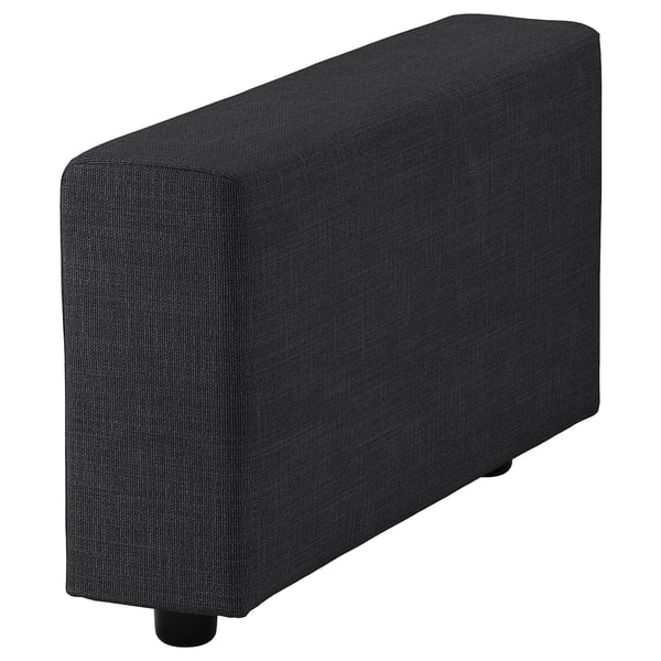 VIMLE armrest, wide/Hillared anthracite, 22x48x93 cm
