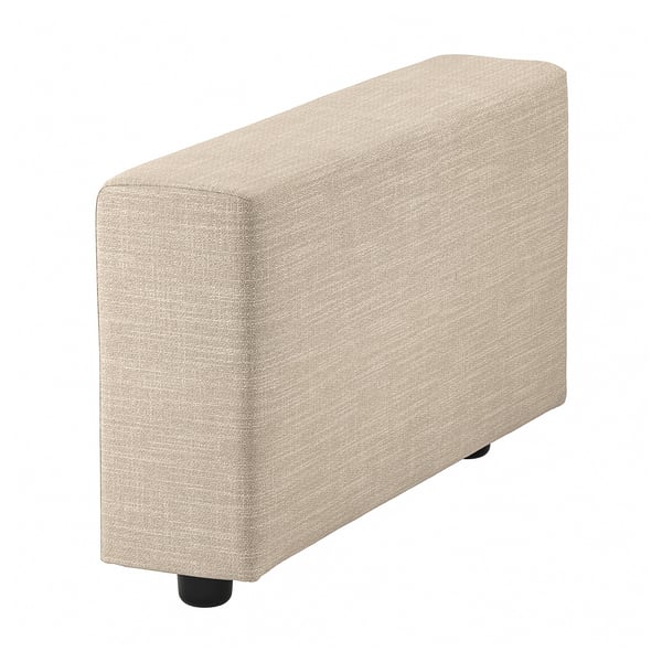 VIMLE armrest, wide/Hillared beige, 22x48x93 cm