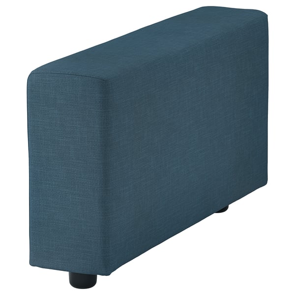 VIMLE armrest, with wide armrests/Hillared dark blue, 22x54x93 cm
