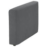 VIMLE armrest, Johanneshov dark grey, 15x61x93 cm