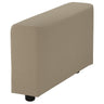 VIMLE armrest, wide/Johanneshov brown-beige, 22x48x93 cm