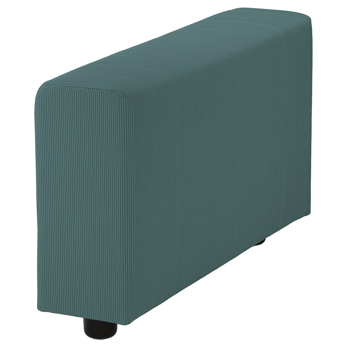 VIMLE armrest, wide/Kelinge grey-turquoise, 22x48x93 cm