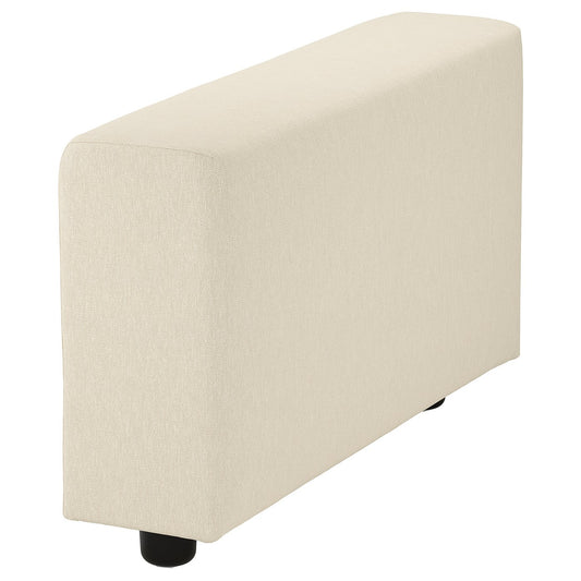 VIMLE armrest, wide/Knäbäck light beige, 22x48x93 cm