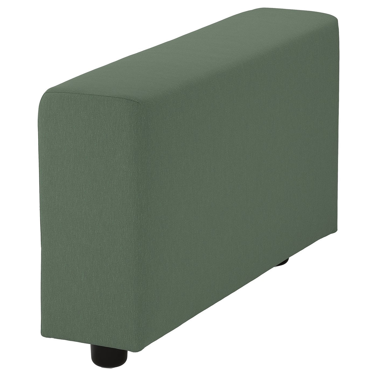 VIMLE armrest, wide/Knäbäck grey-green, 22x48x93 cm