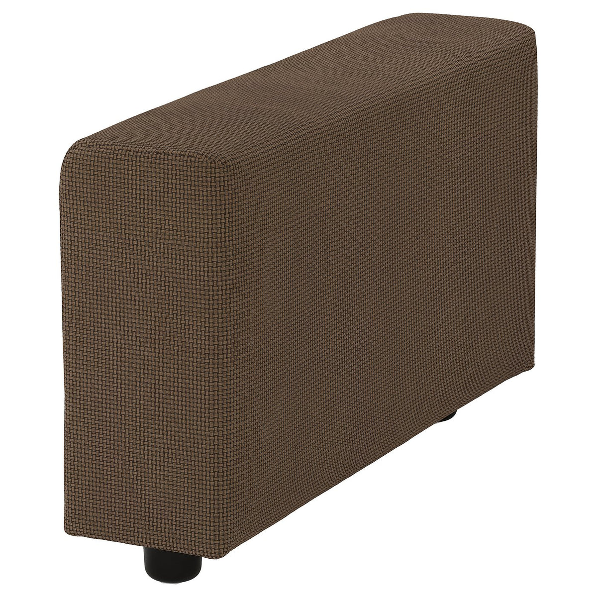 VIMLE armrest, wide/Mosshed dark brown, 22x48x93 cm
