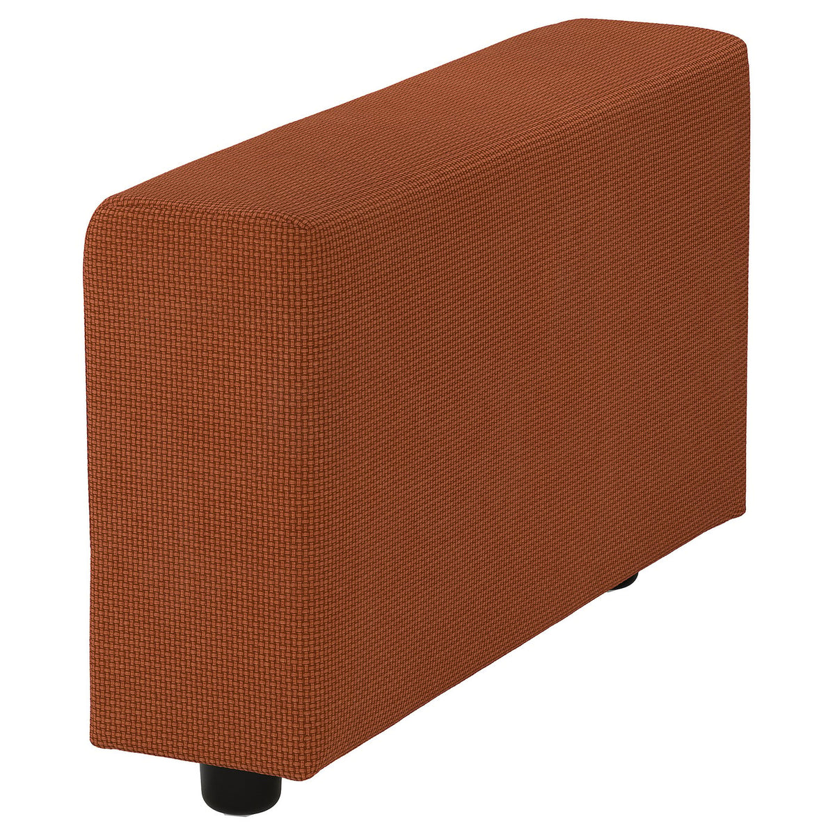 VIMLE armrest, wide/Mosshed red-brown, 22x48x93 cm