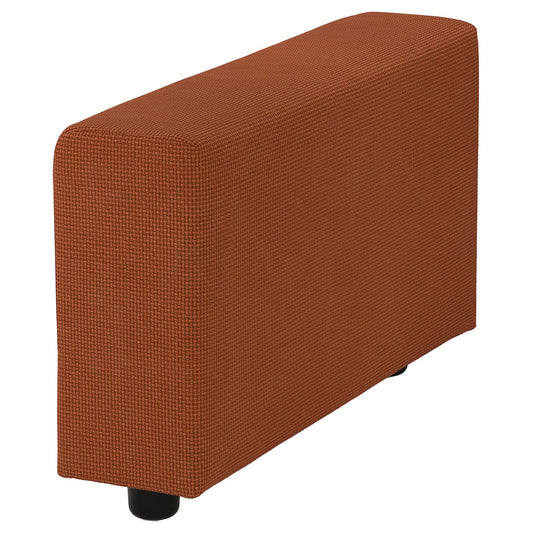 VIMLE armrest, wide/Mosshed red-brown, 22x48x93 cm