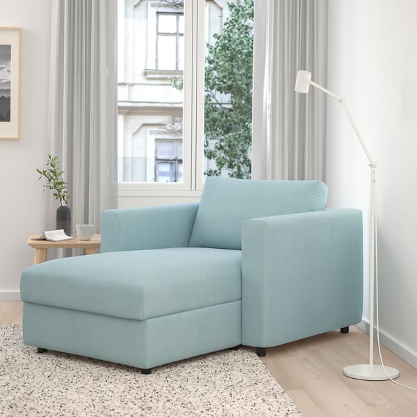 VIMLE Chaise-longue - Saxemara azzurro ,