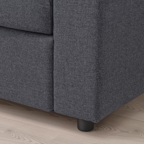 VIMLE 2 seater sofa - with wide armrests Gunnared/smoke grey ,